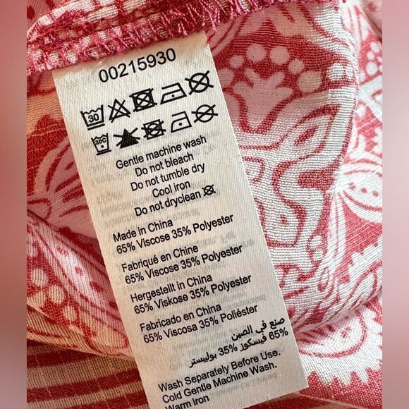 Evans Top Womens Plus Size 22/24 peasant Medallion Border Boho Tunic Tassels New - Picture 11 of 14